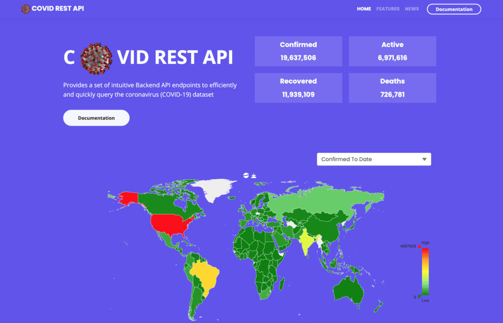 Covid Rest API - Nzouat