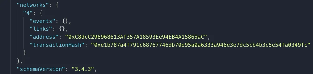 Smart Contract Artifact - Network Field - Write And Deploy First Smart Contract On Ethereum With Solidity Smart Contract Artifact - Network Field - Write And Deploy First Smart Contract On Ethereum With Solidity