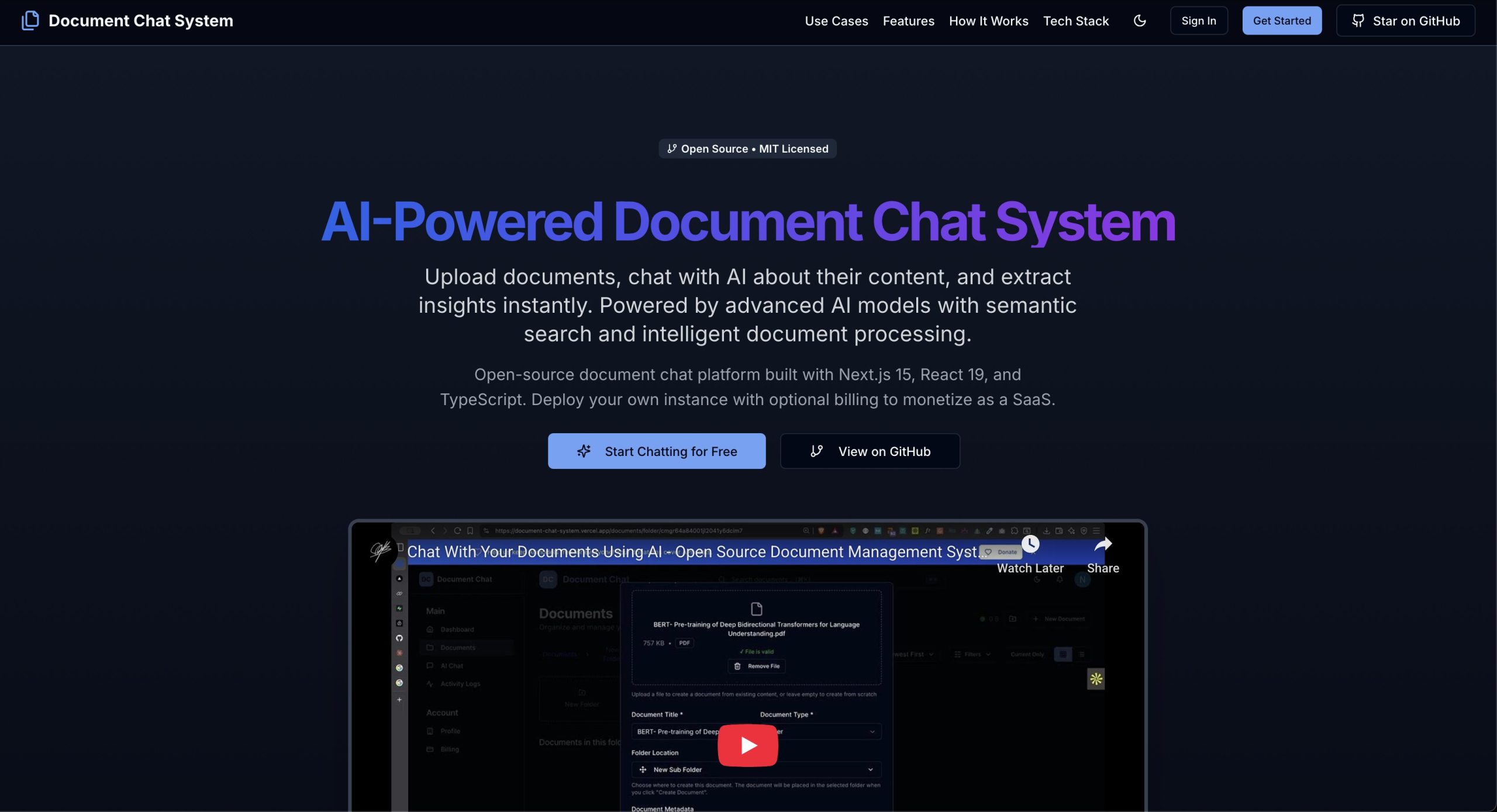 Document Chat System